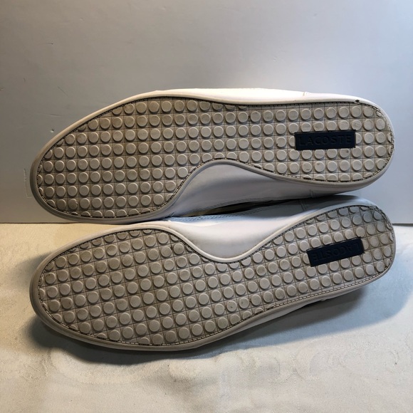 Lacoste Chaymon Sneaker Size 11 Men’s White/Navy/Gold - Picture 6 of 16